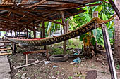 Luang Prabang - Laos. Wat Phan Luang, the temple on the opposite shore of the Nam Khan.